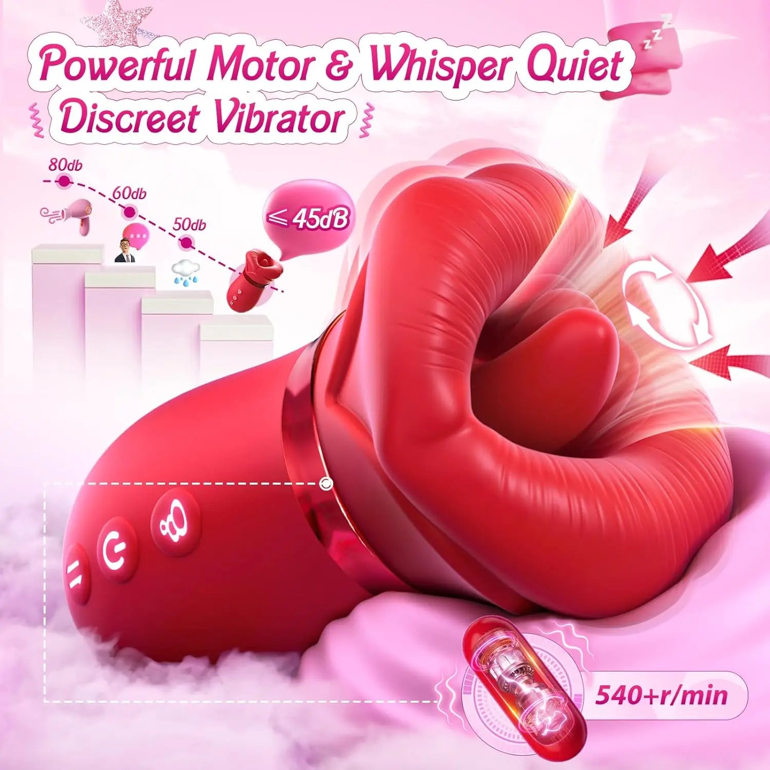 Tongue Rose Toy