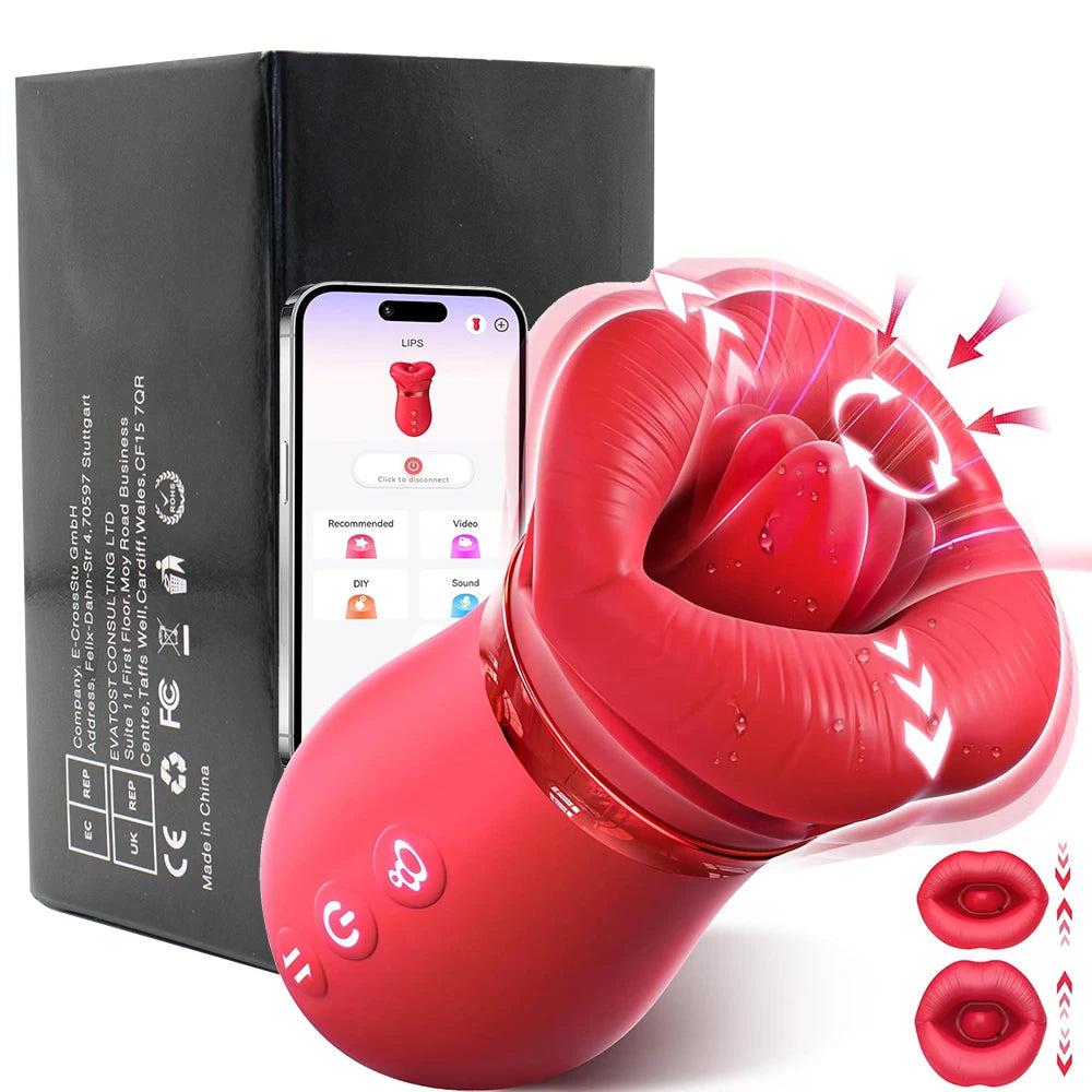 Tongue Rose Toy