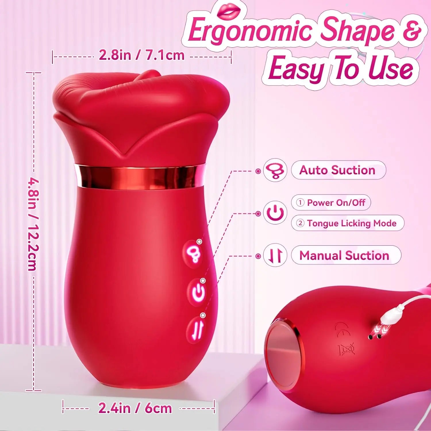 Tongue Rose Toy