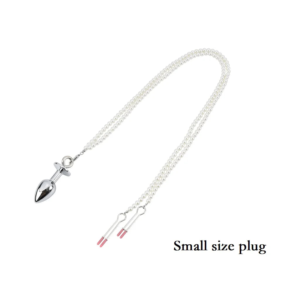 Nipple Clamps and Anal Plug