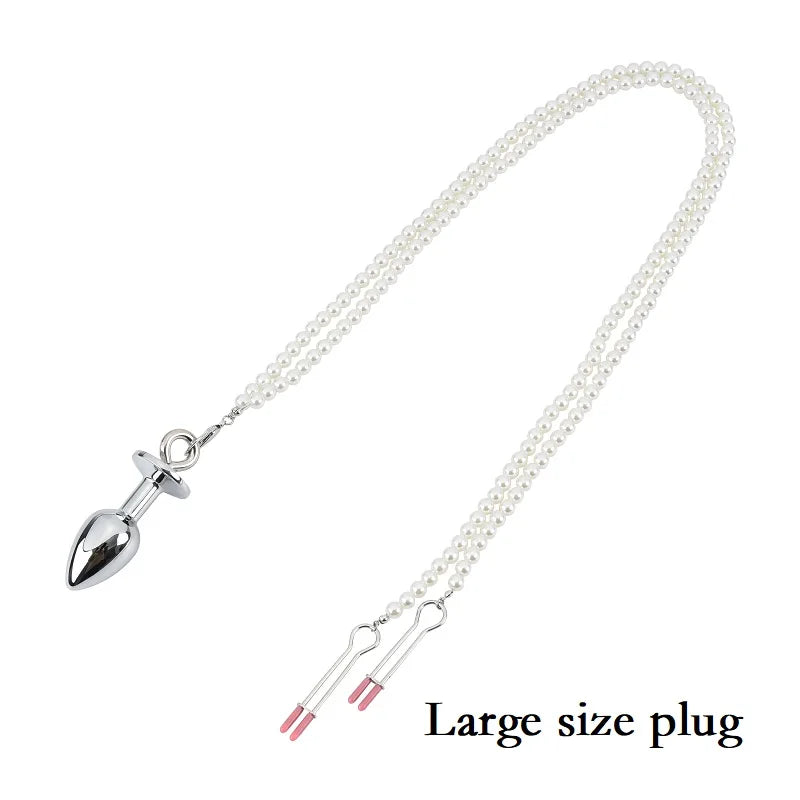 Nipple Clamps and Anal Plug
