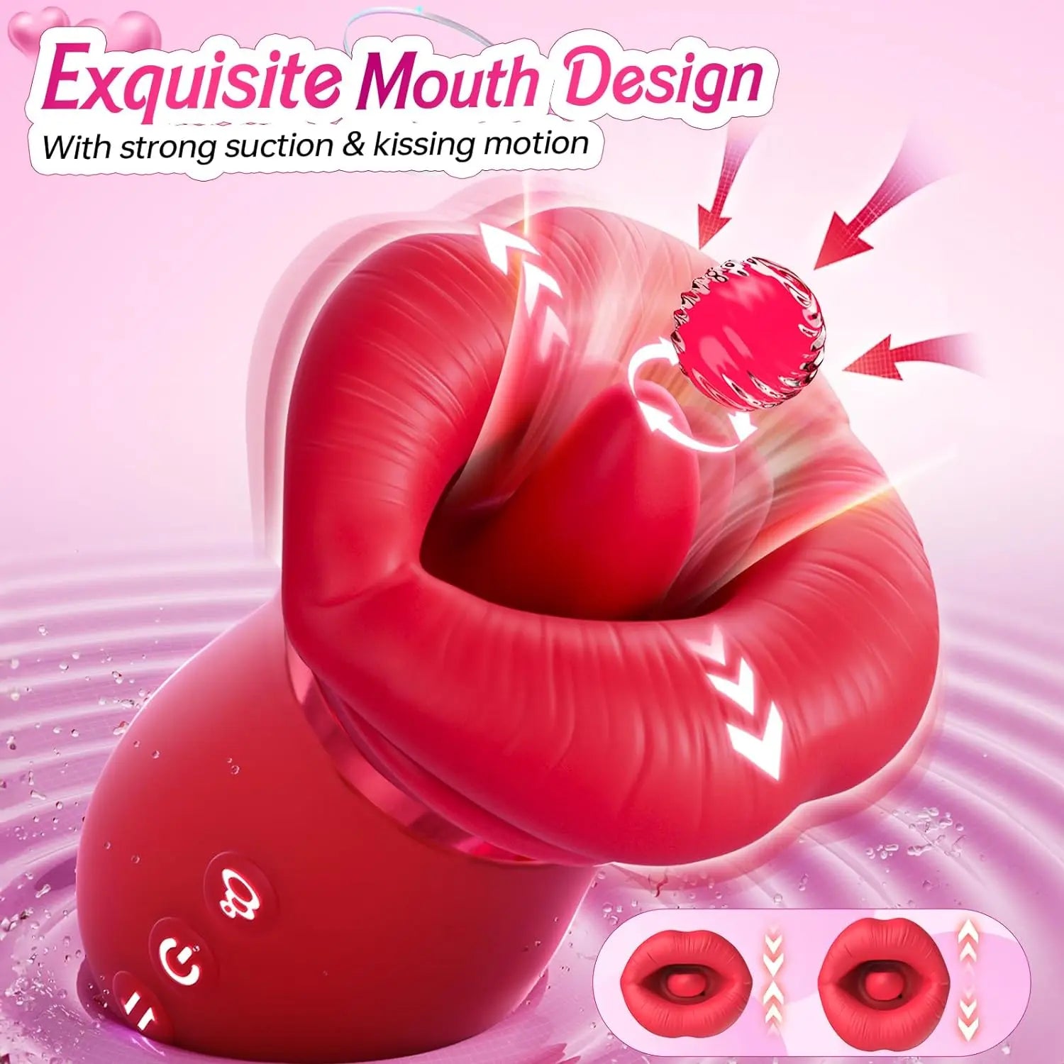 Tongue Rose Toy