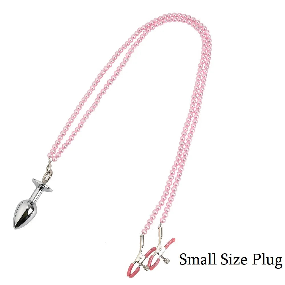 Nipple Clamps and Anal Plug