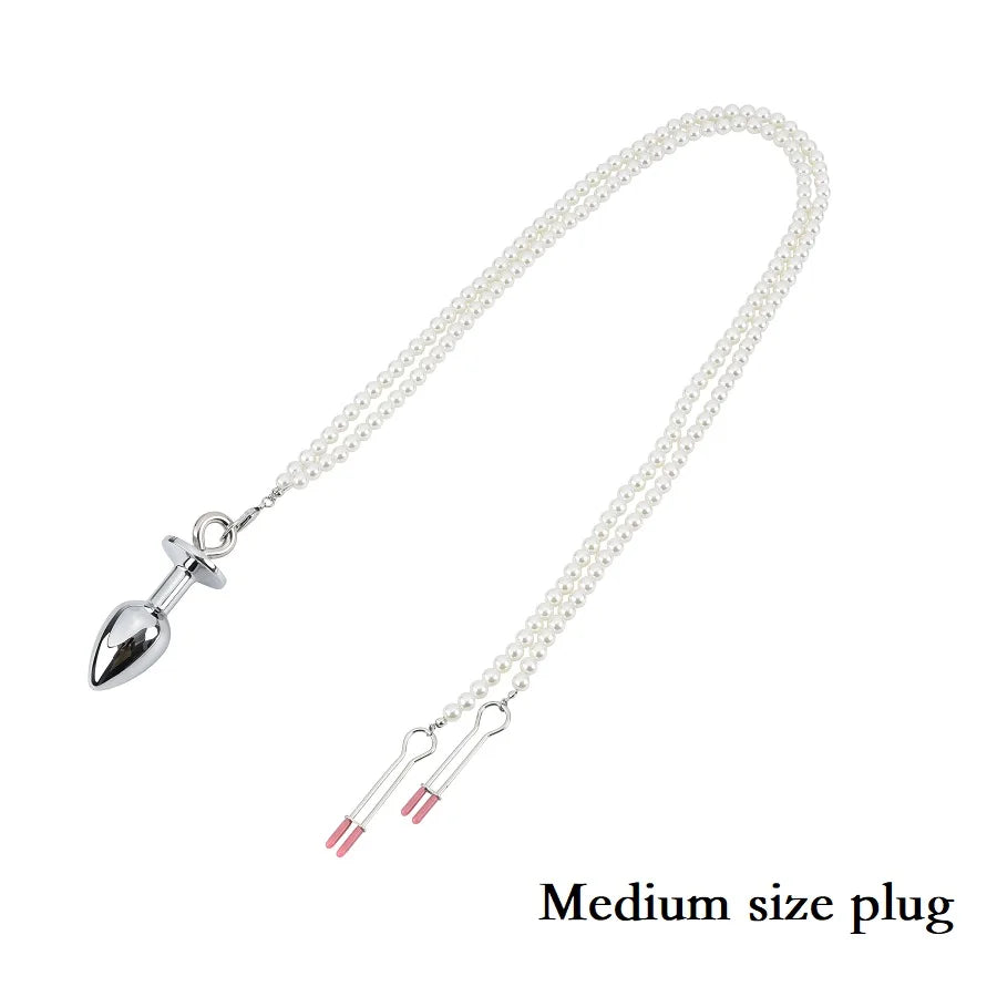 Nipple Clamps and Anal Plug