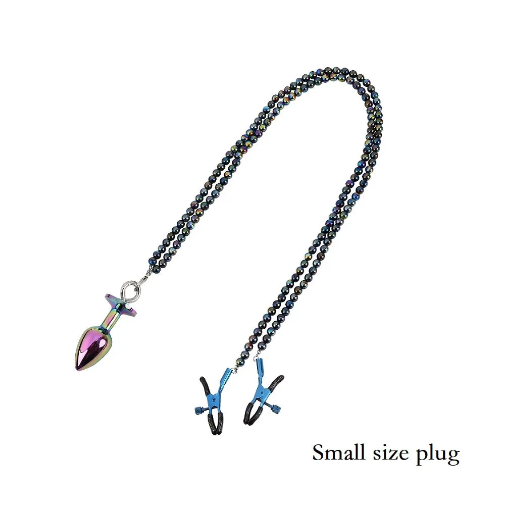 Nipple Clamps and Anal Plug