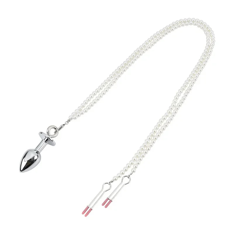 Nipple Clamps and Anal Plug