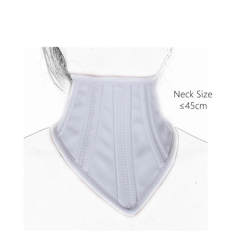 Wet Look Collar Mask