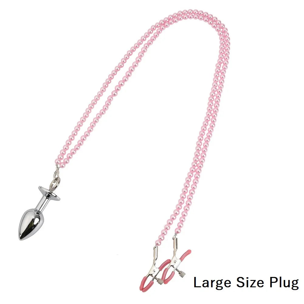 Nipple Clamps and Anal Plug