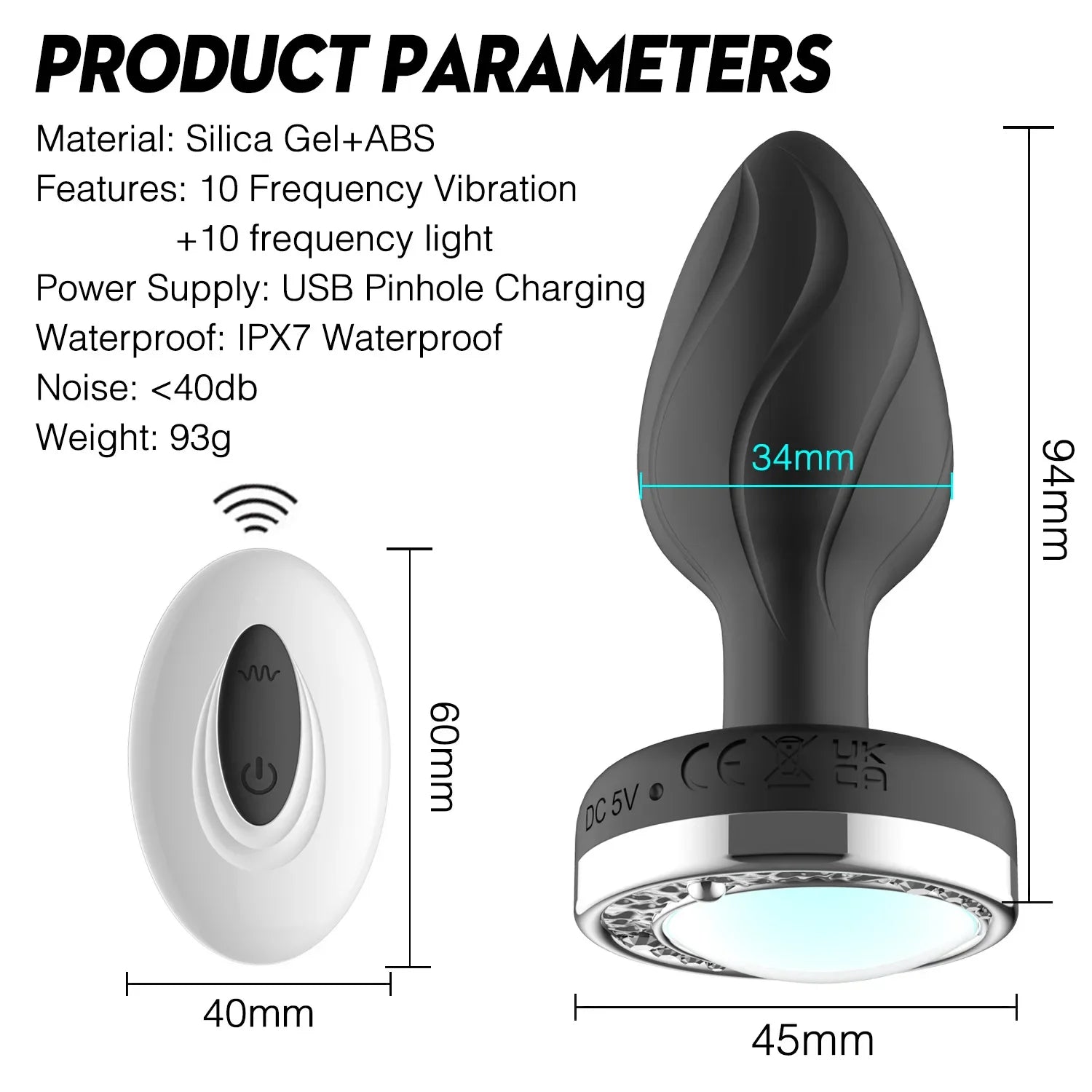 LED Anal Plug